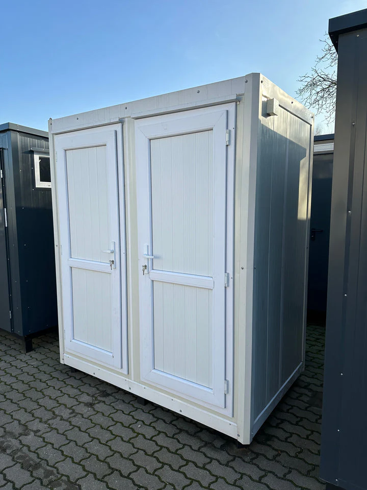 CONTENTOR SANITÁRIO 1,30 × 2,05 M COM DUCHE DUPLO