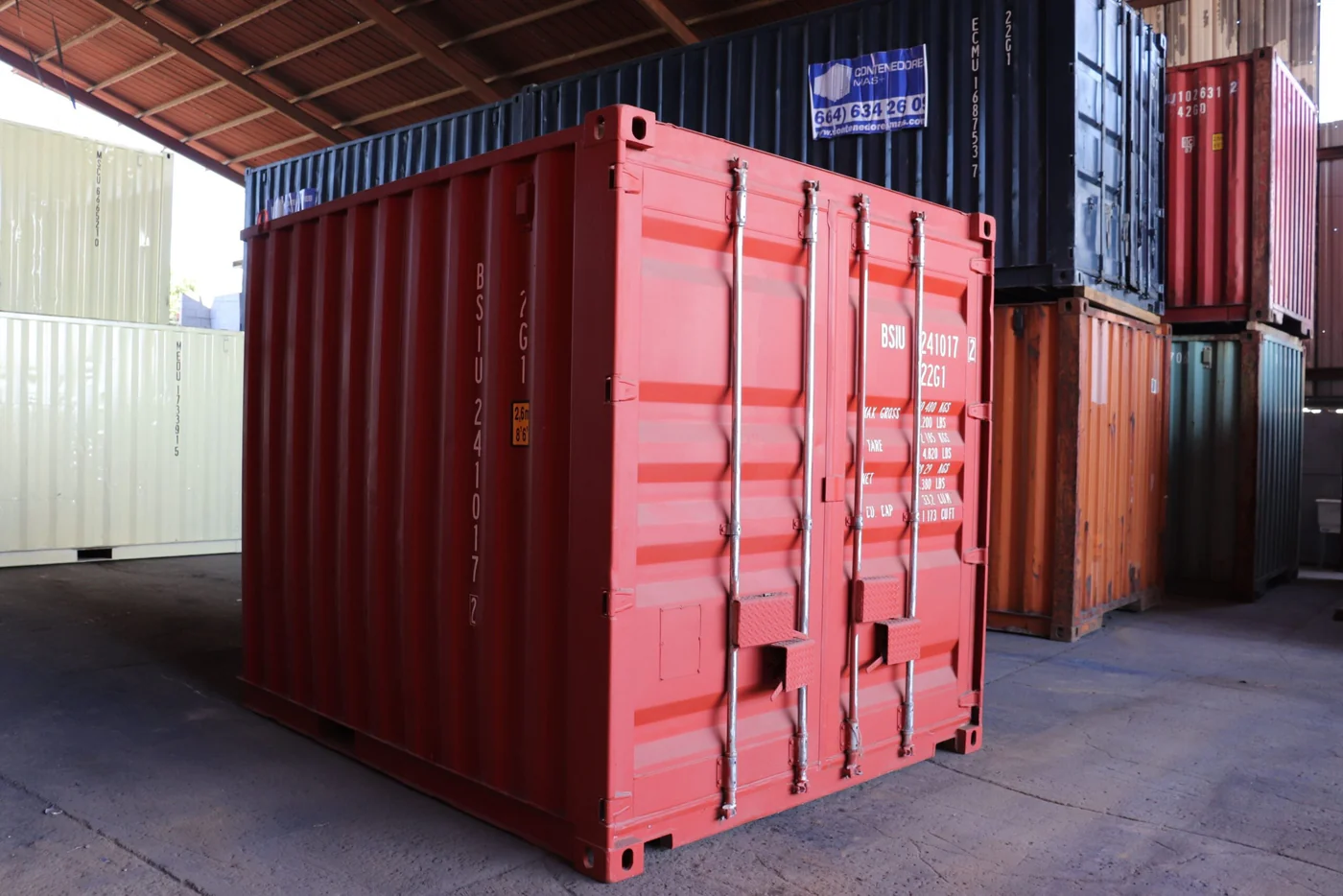 NOVO CONTENTOR VERMELHO DE 10 PÉS - Image 3